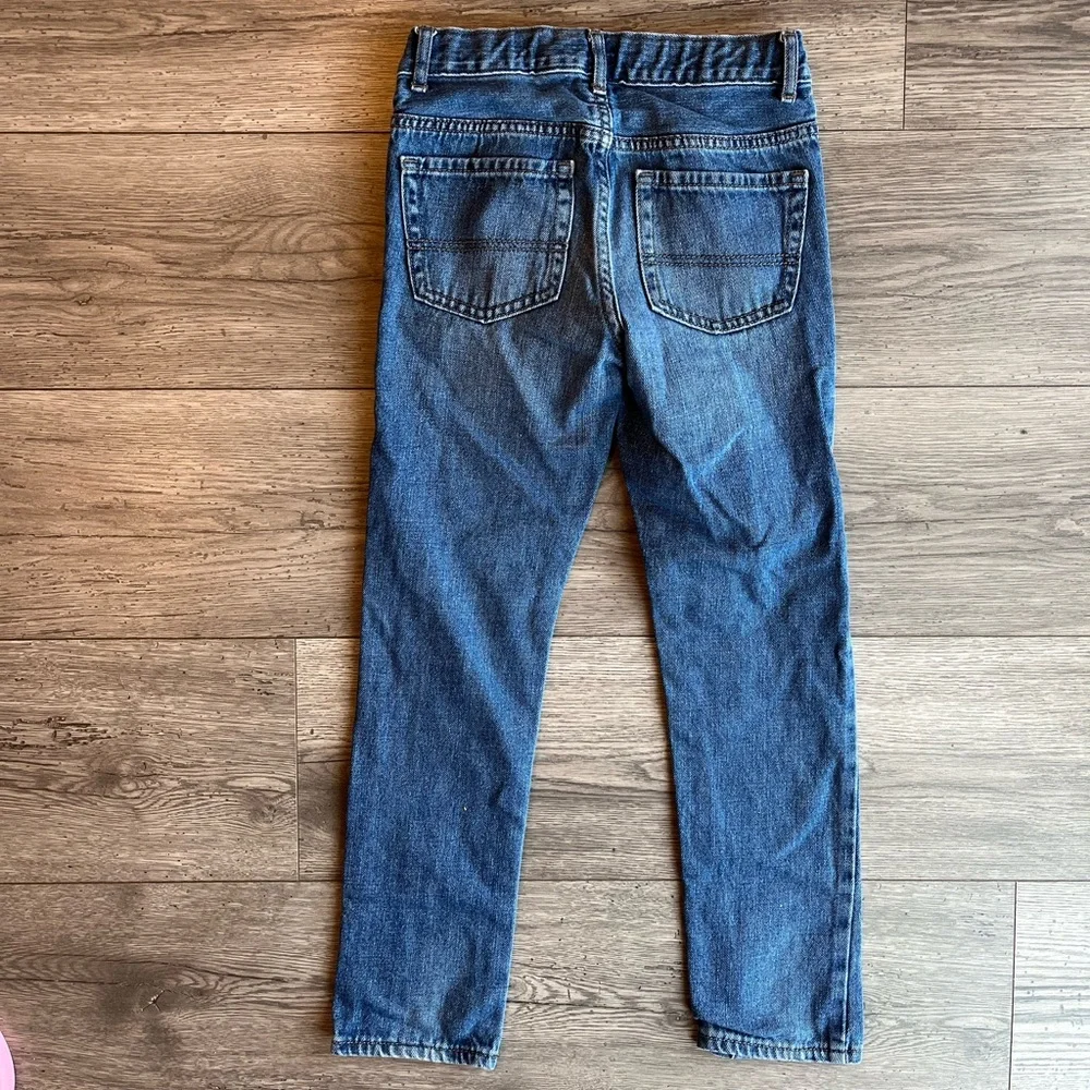 The Children’s Place Boys Skinny Jeans Medium Wash Cotton Blue Denim Size 8